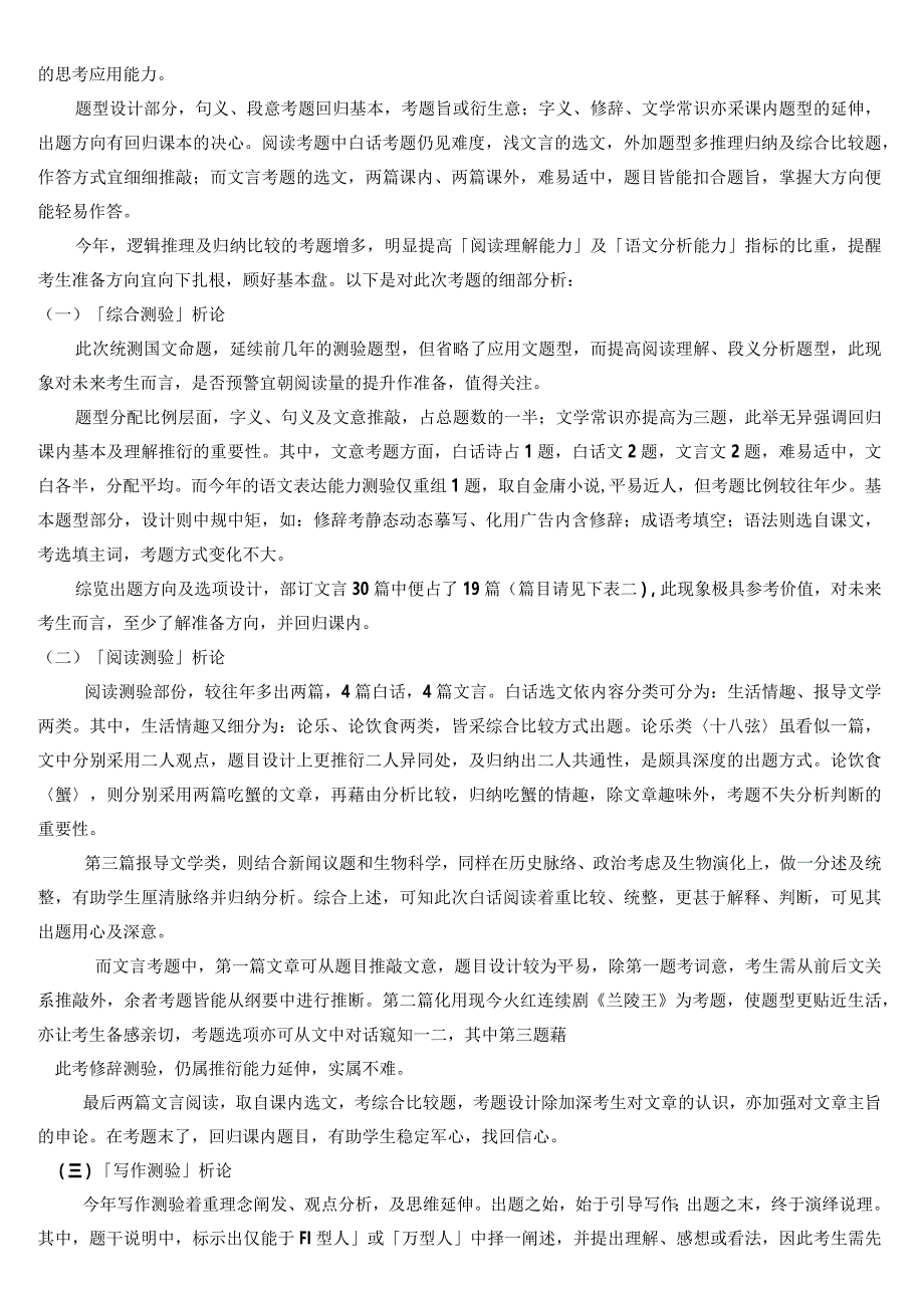 台湾103年统一入学测验国文科考情分析2014.05.docx_第2页