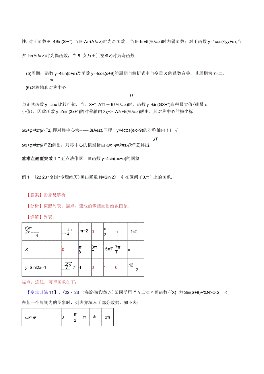 专题11函数y=Asin(wxk）的图像与性质（重难点突破）解析版.docx_第2页