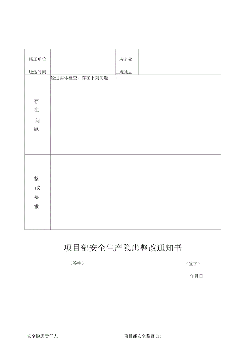 工程项目部安全检查台账表样.docx_第2页