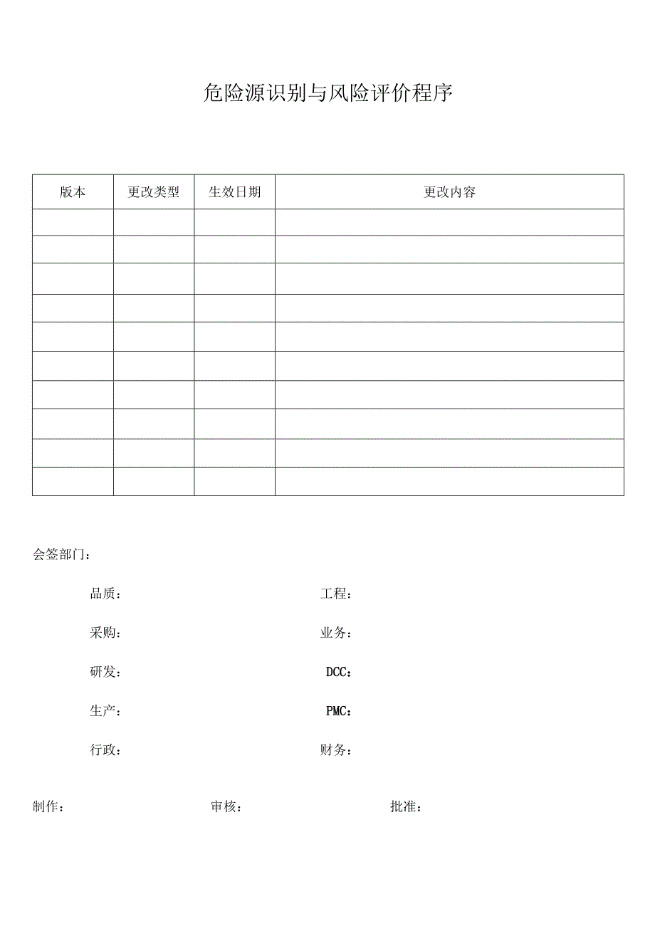 危险源识别与风险评价程序.docx_第1页