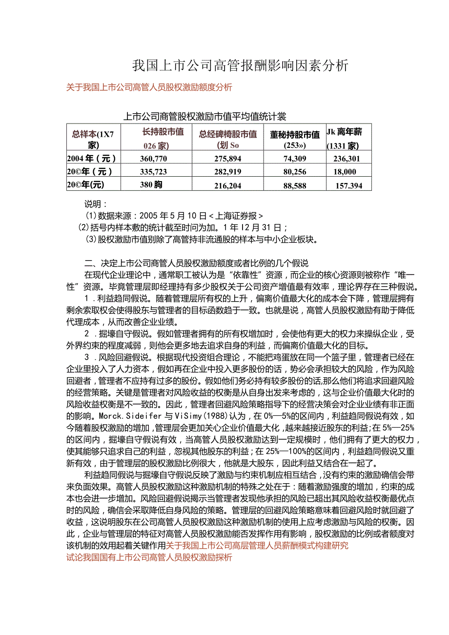 我国上市公司高管报酬影响因素分析.docx_第1页