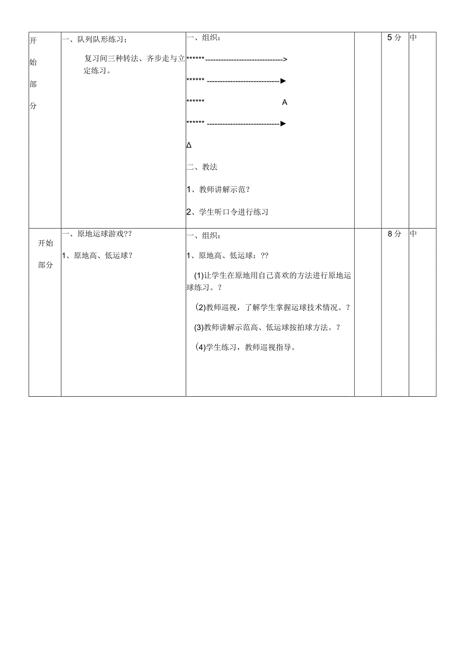 小学体育公开课教案.docx_第2页