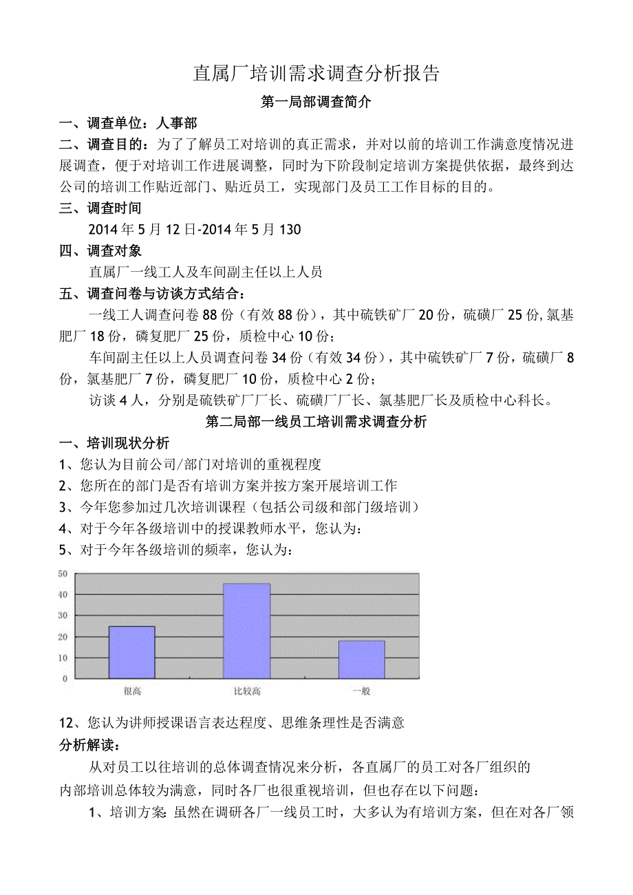 培训需求调查分析实施报告.docx_第1页