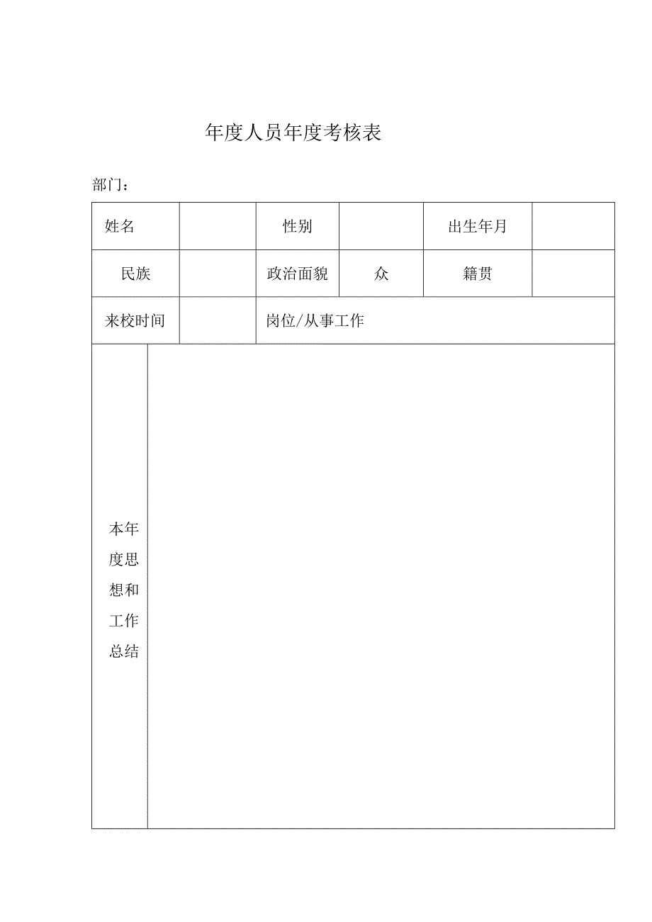 年度考核表.docx_第1页