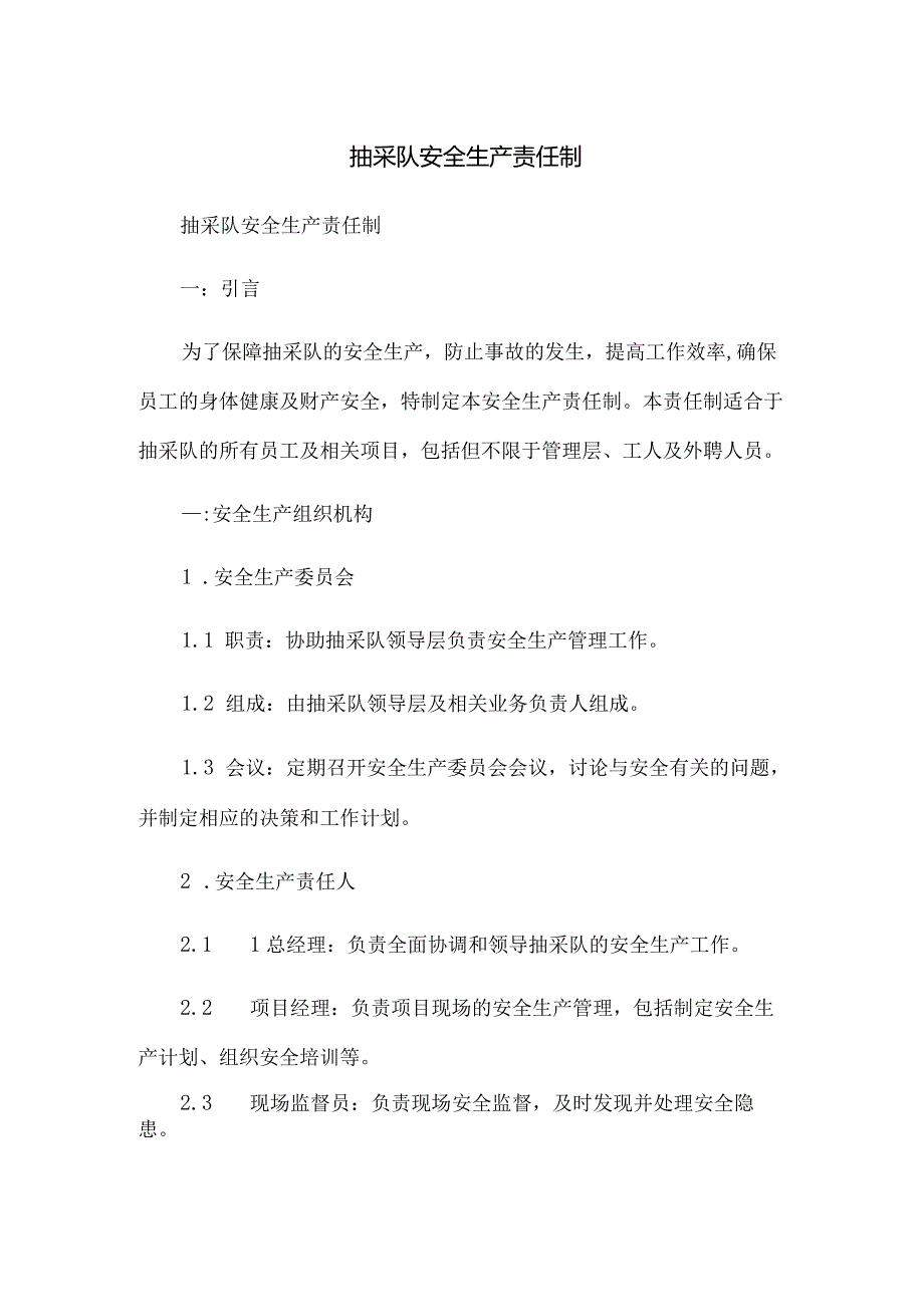 抽采队安全生产责任制.docx_第1页