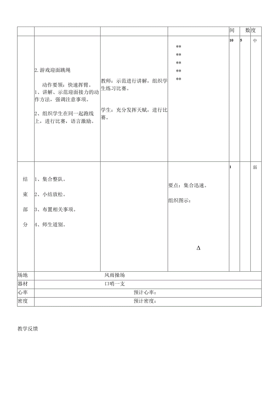 学习各种方式的跳绳（教案）人教版体育二年级上册.docx_第3页