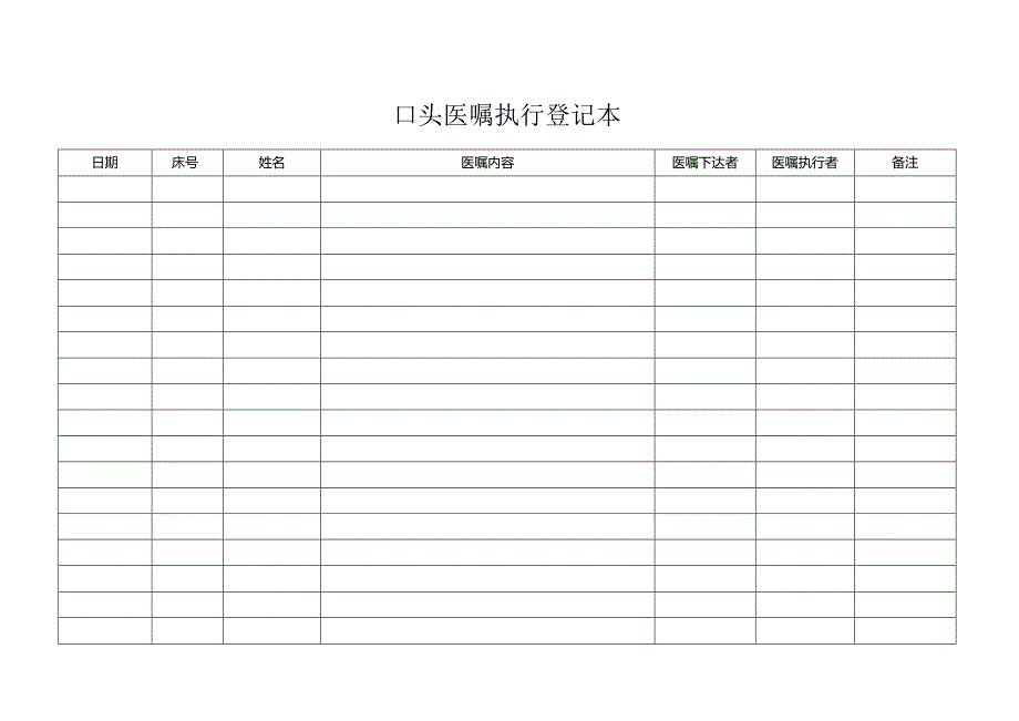 口头医嘱执行登记本.docx_第2页