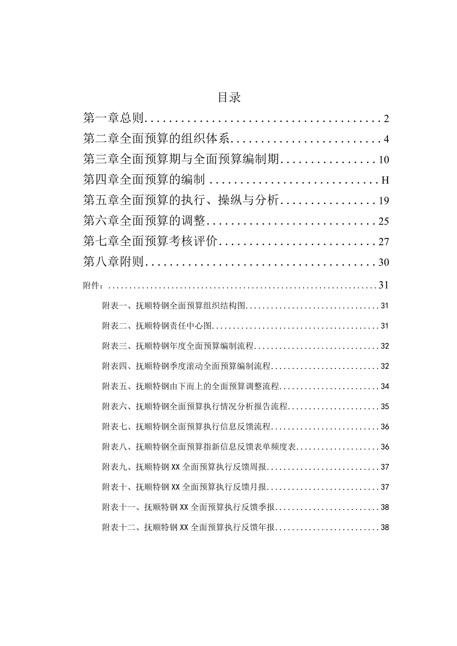 抚顺全面预算管理制度.docx_第2页