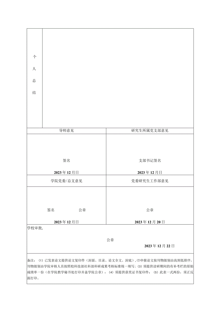 200－200年度浙江工商大学优秀研究生审批表.docx_第2页