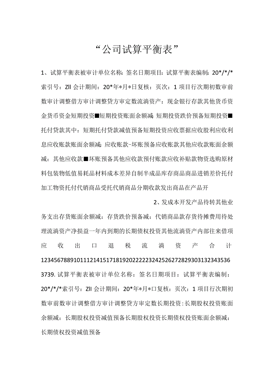 -公司试算平衡表-.docx_第1页