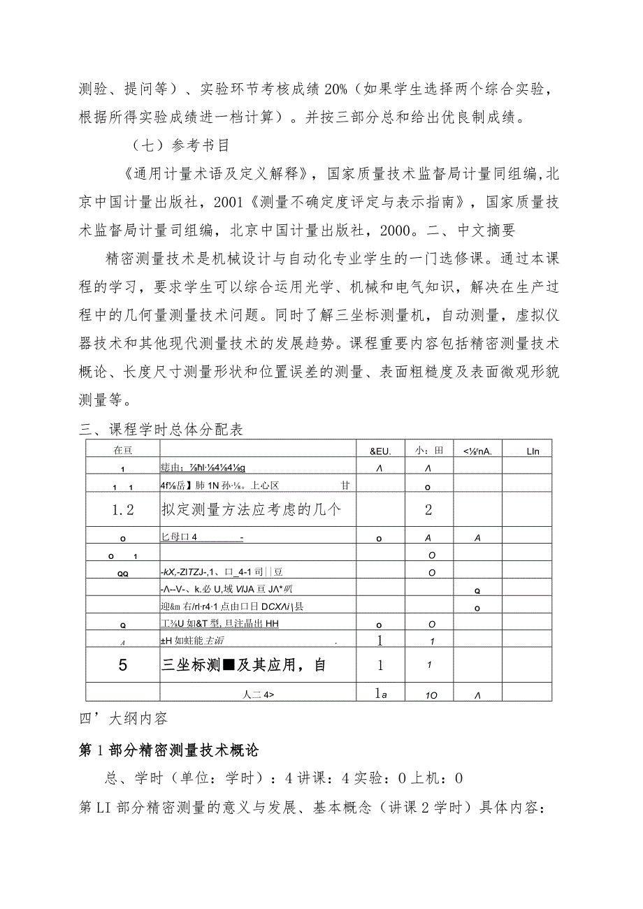 010142060《精密测量技术》教学大纲.docx_第3页