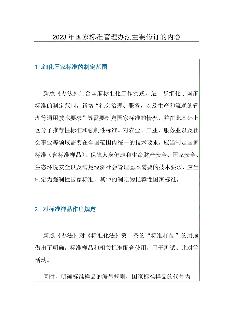 2023年国家标准管理办法主要修订的内容.docx_第1页