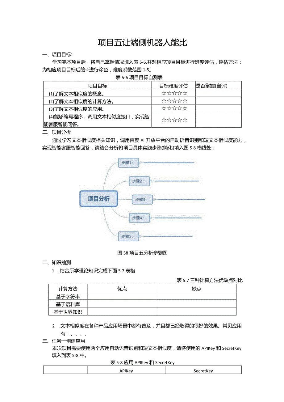 智能语音应用开发工作手册项目5让端侧机器人能比.docx_第1页