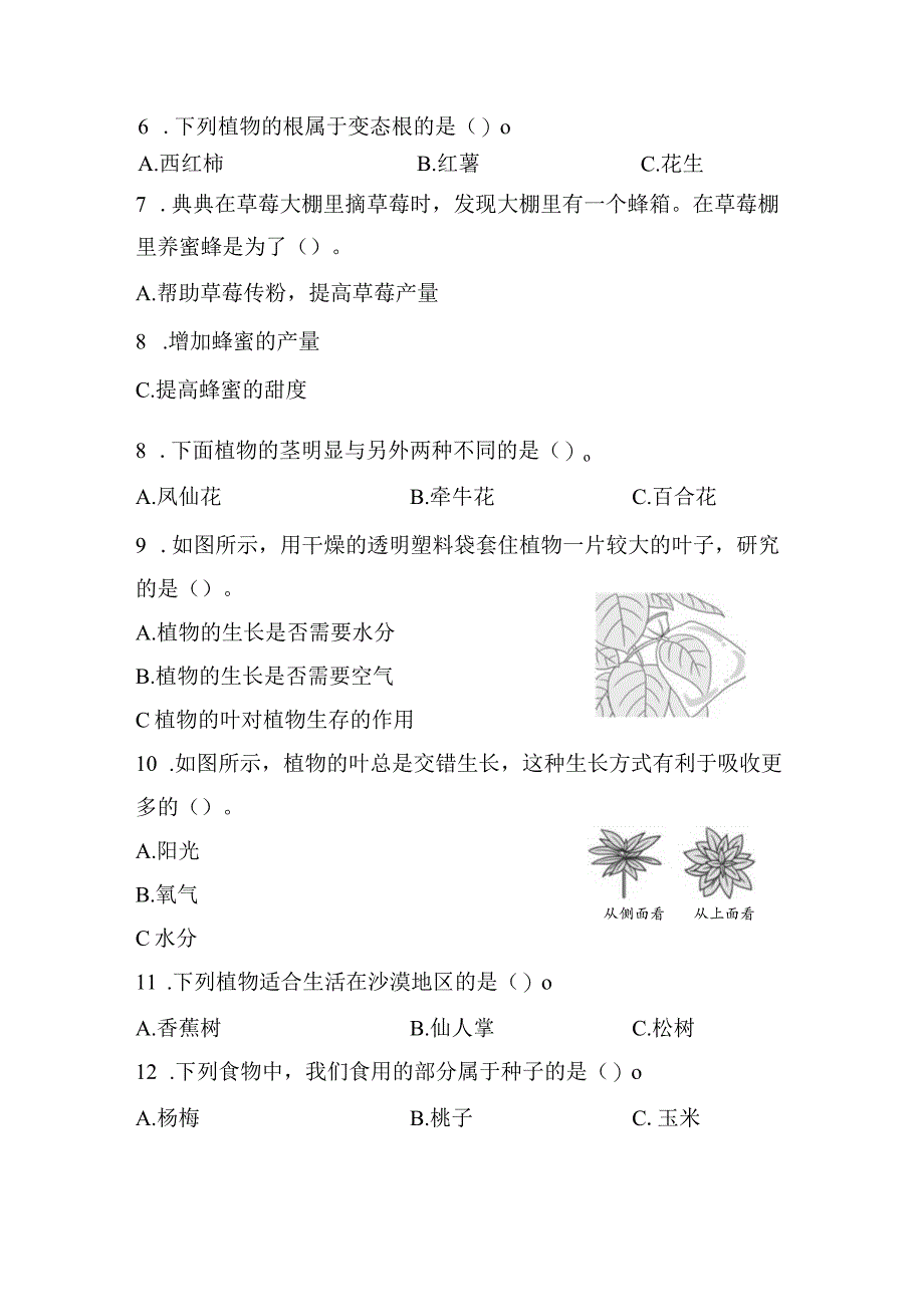 教科版科学四年级下册全册单元综合素质达标检测含答案.docx_第2页