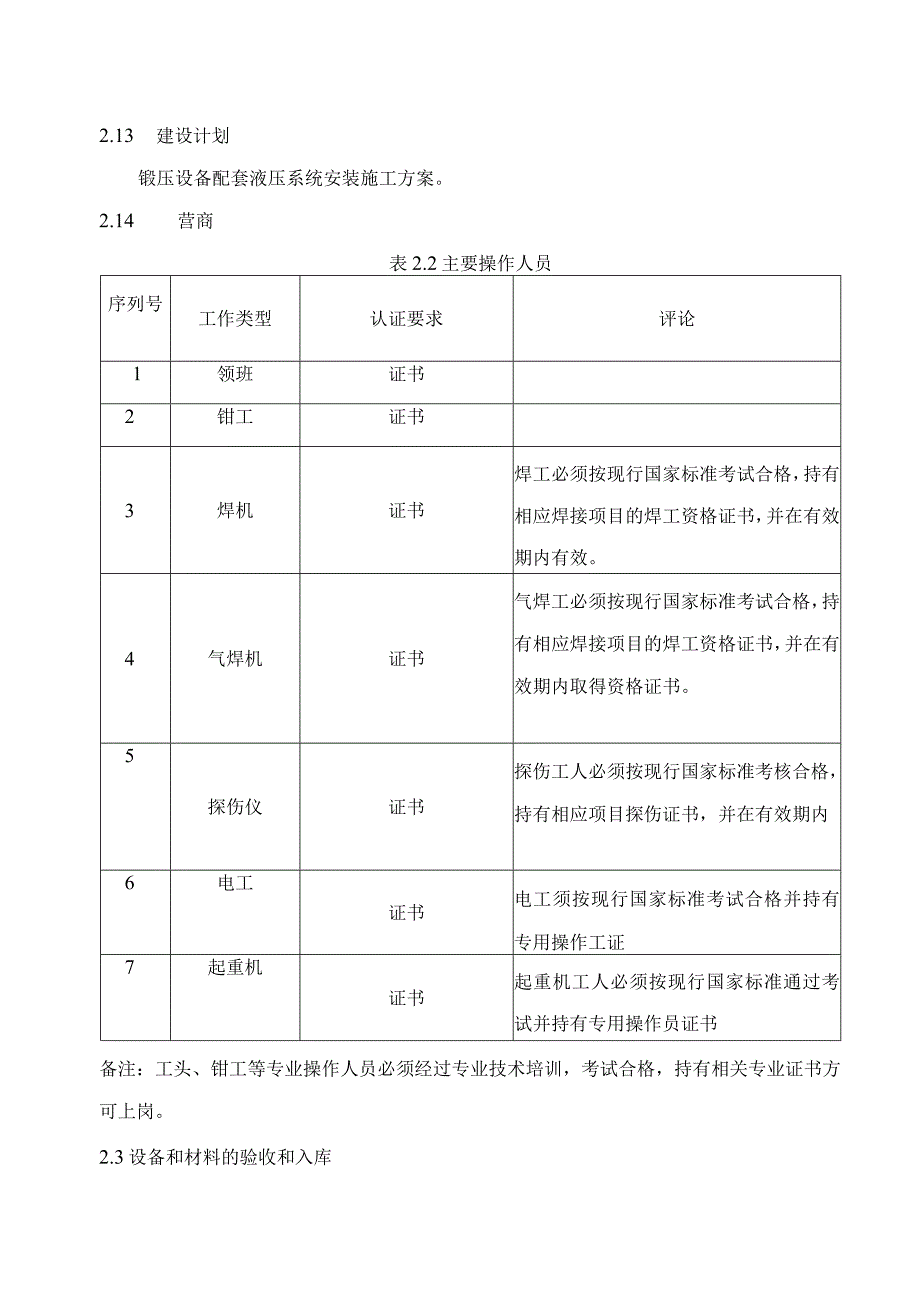 液压系统安装施工工艺设计标准.docx_第2页