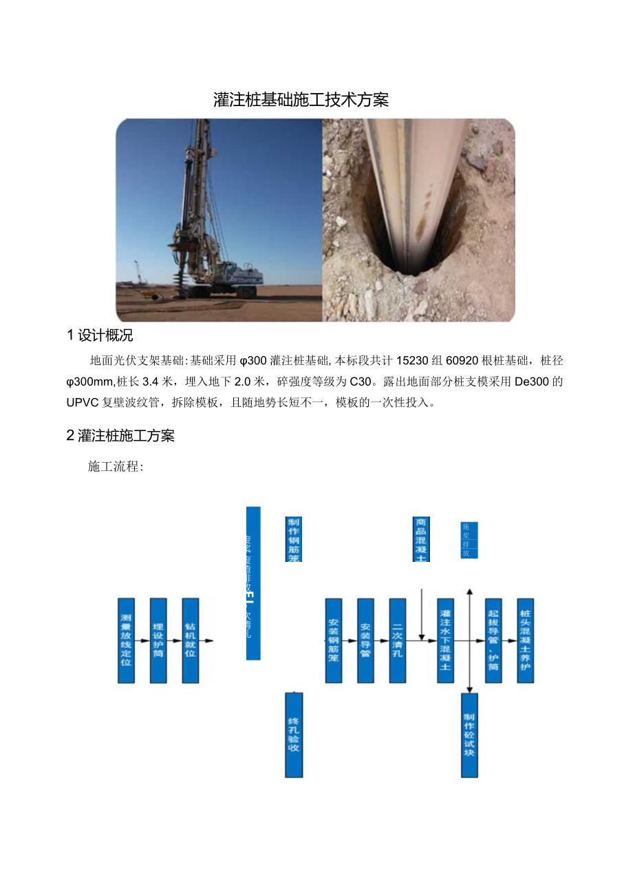 灌注桩基础施工技术方案.docx_第1页