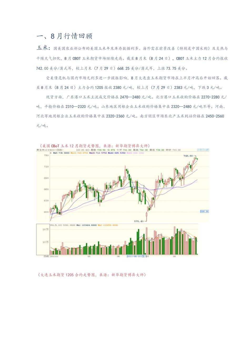 新华期货研发中心谷物类月报XX09.docx_第2页