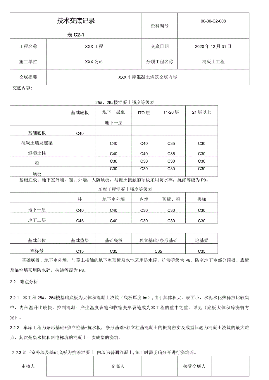 混凝土施工技术交底.docx_第3页