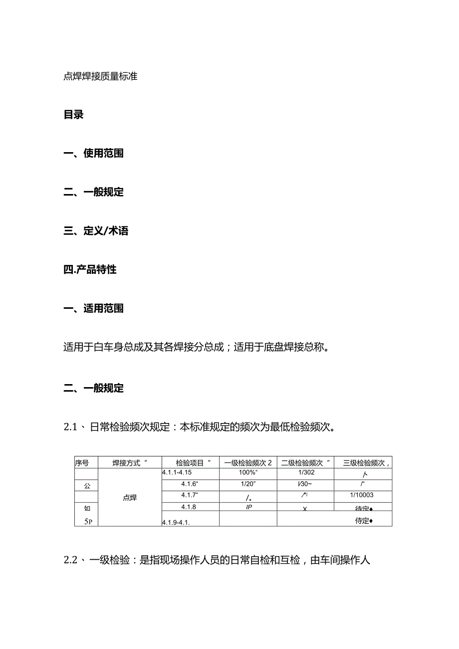 点焊焊接质量标准.docx_第1页