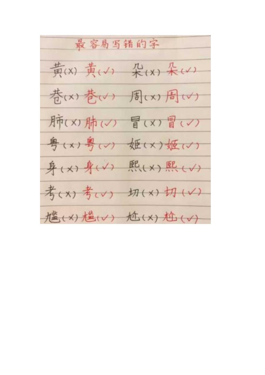 最容易写错的字.docx_第1页