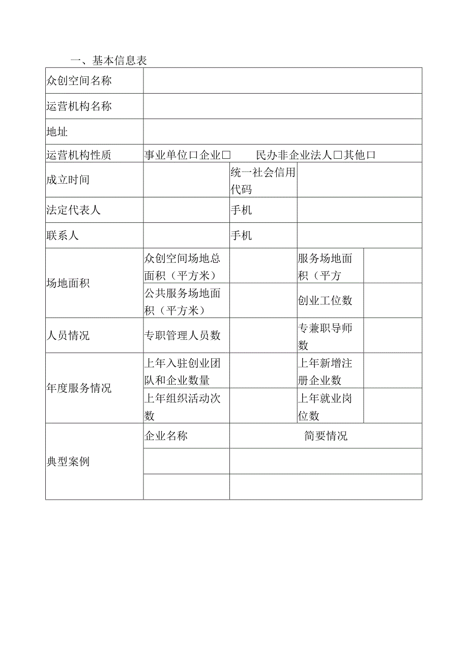 琼海市级众创空间认定申请书.docx_第2页