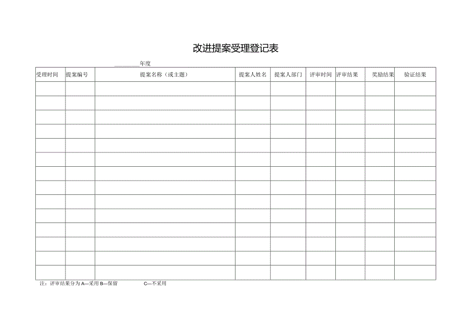 提案改进受理登记表.docx_第1页