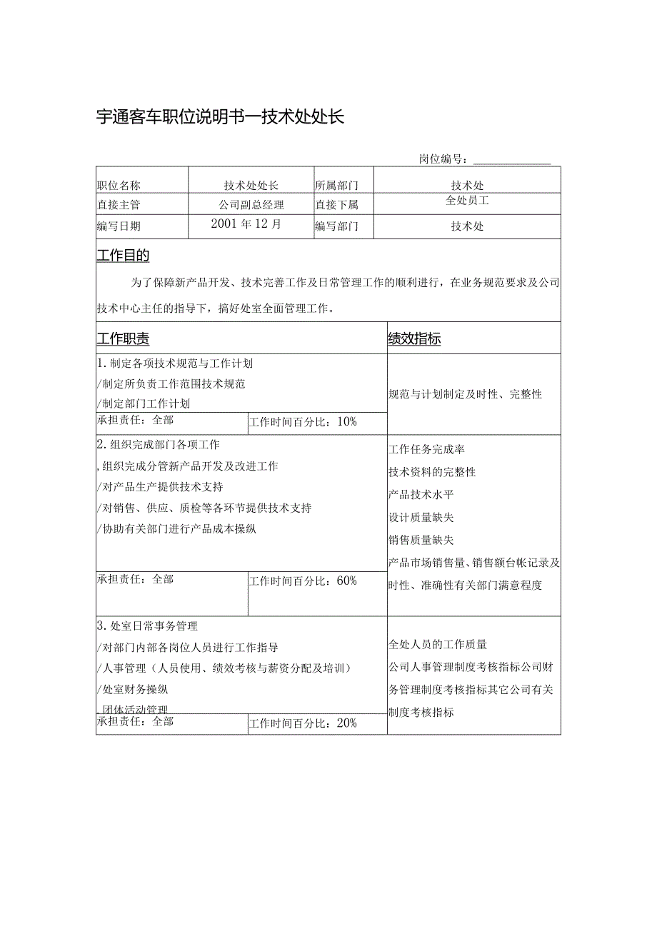 某某客车产品技术处职位说明书.docx_第3页