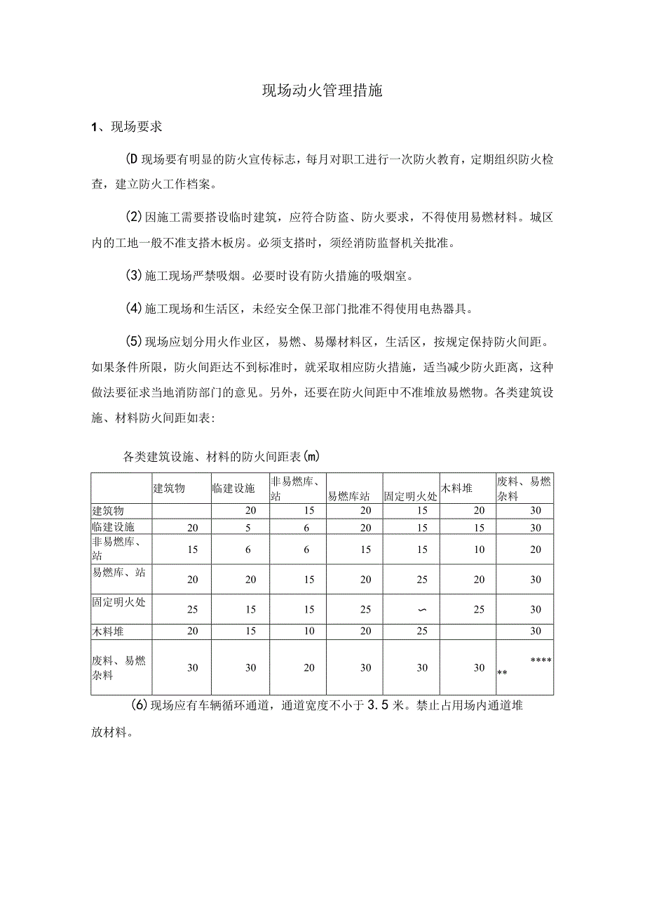 现场动火管理措施.docx_第1页