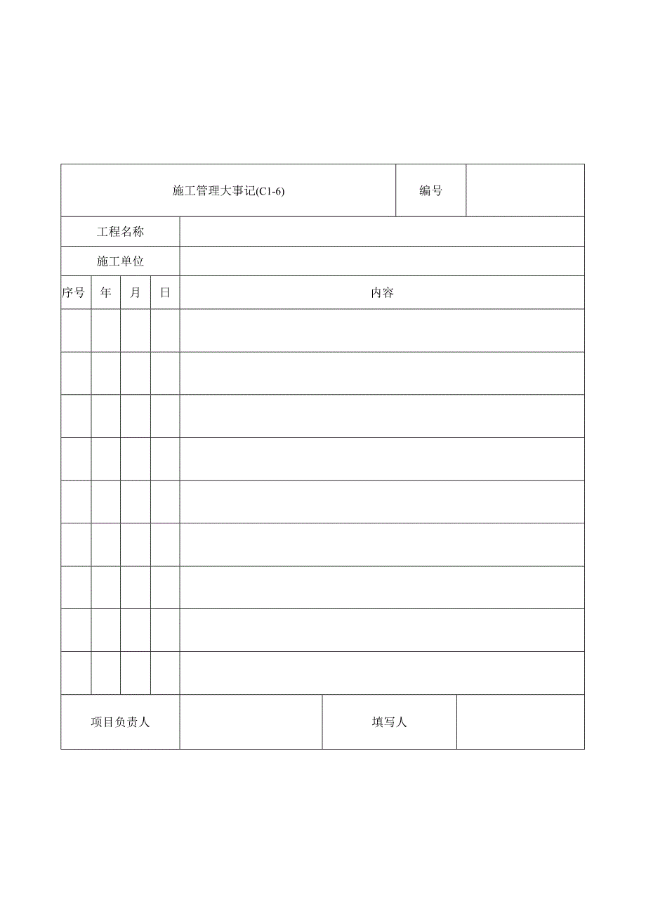 水利工程施工资料管理资料用表汇总.docx_第3页