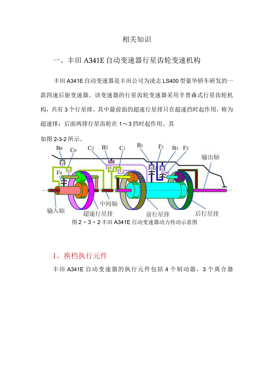 电控液力自动变速器齿轮变速机构.docx_第3页