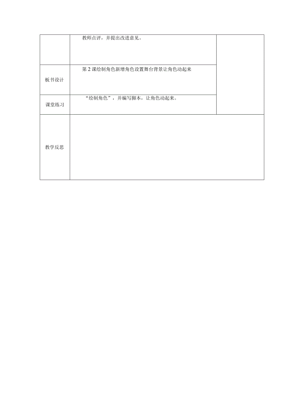 五年级全册信息技术教案（表格式）-第2课绘制角色苏科版.docx_第2页