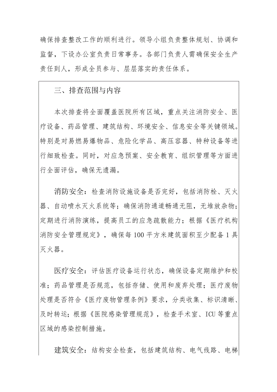 2024中心医院安全生产大排查大整改工作方案（最新版）.docx_第2页