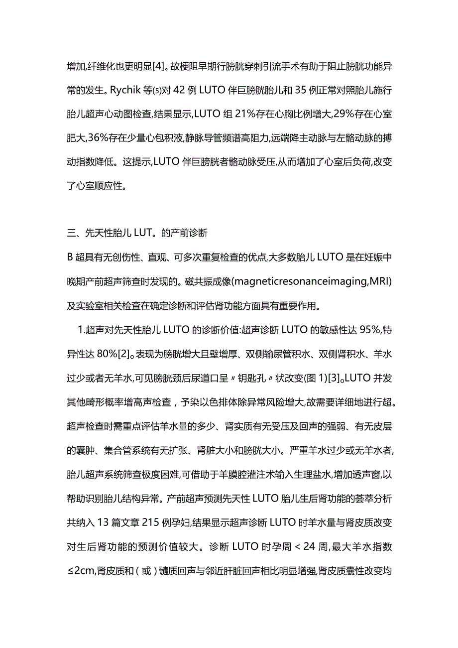 2024先天性胎儿下尿路梗阻的产前诊断与治疗.docx_第2页