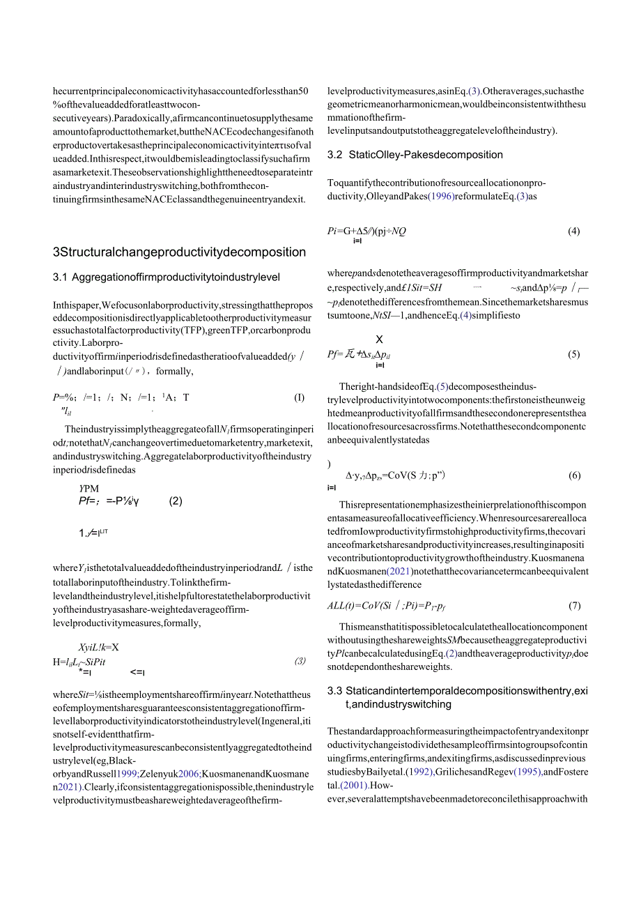 作为生产力增长来源的产业间和产业内转换：芬兰信息和通信技术产业的结构变化（英）-2023_市场营销策.docx_第3页