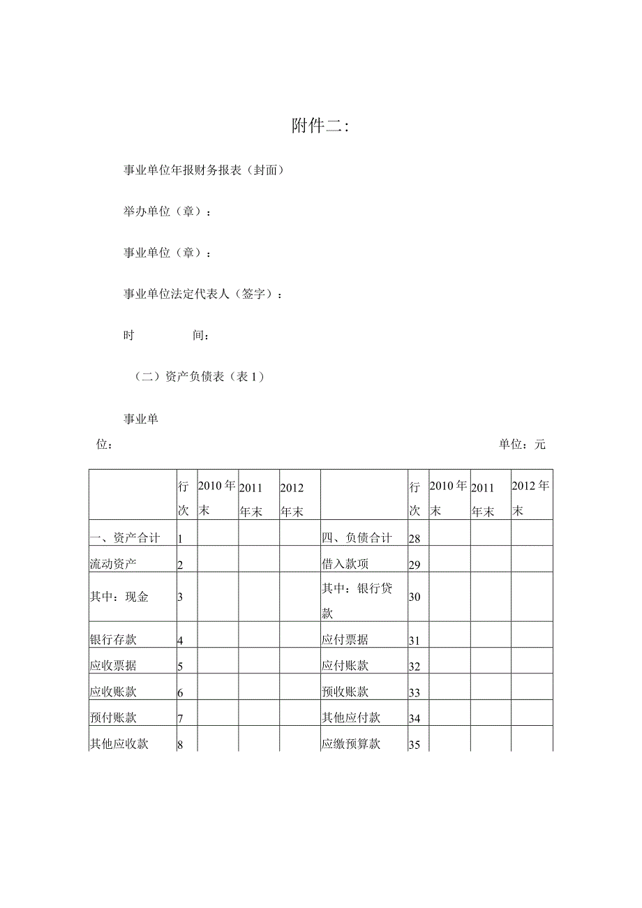 事业单位财务报表样表.docx_第1页