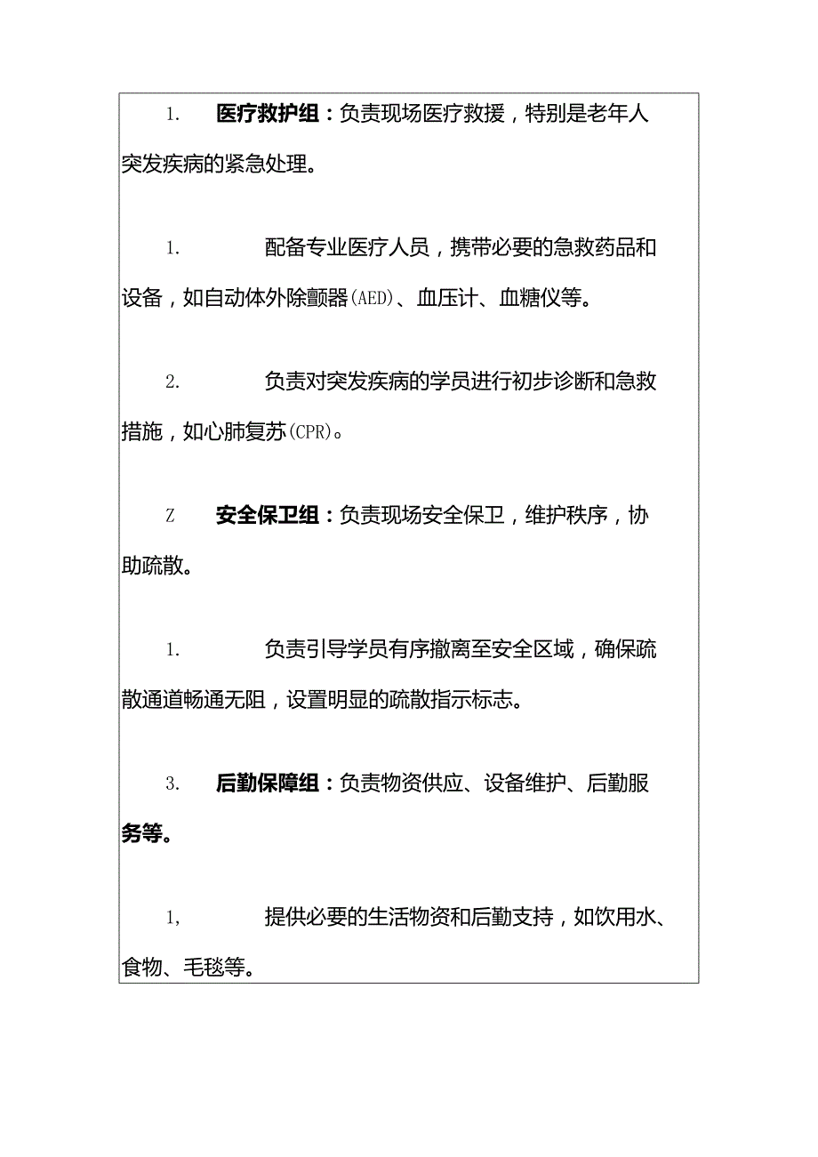 2024老年大学突发事件应急预案.docx_第3页