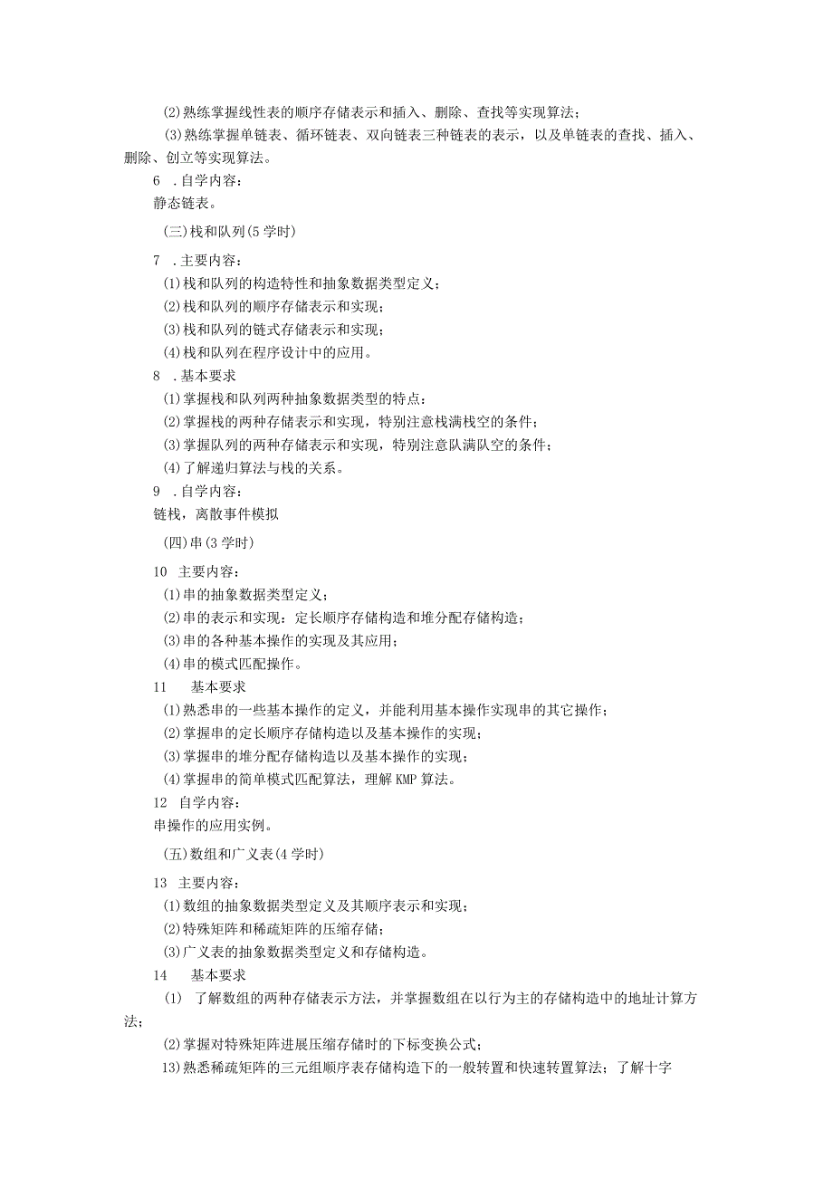 【数据结构】课程教学大纲.docx_第2页