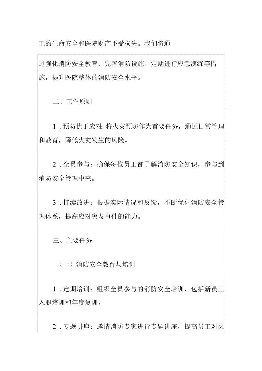 2024年度医院消防安全管理与应急响应计划方案（最新版）.docx_第2页