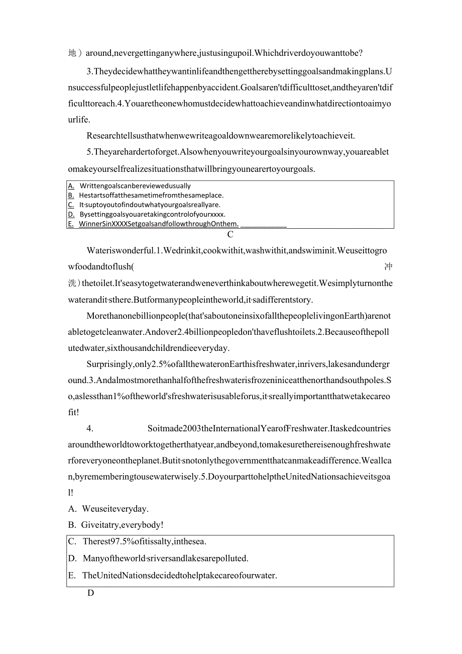 Module3Journeytospace短文还原练习（含答案）公开课教案教学设计课件资料.docx_第2页