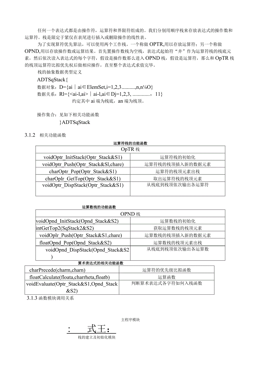 数据结构算术表达式求值课程设计.docx_第3页