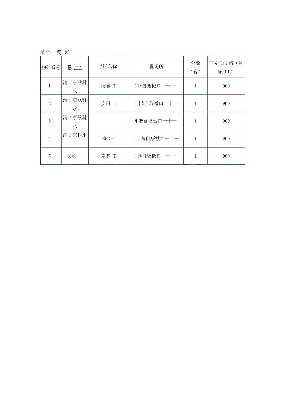 物件一覧表.docx_第1页