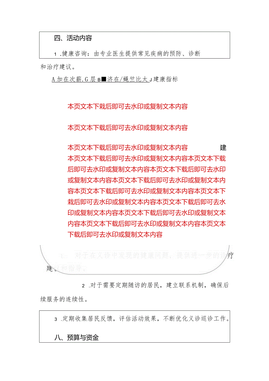 2024中心卫生院义诊巡诊工作方案（最新版）.docx_第3页