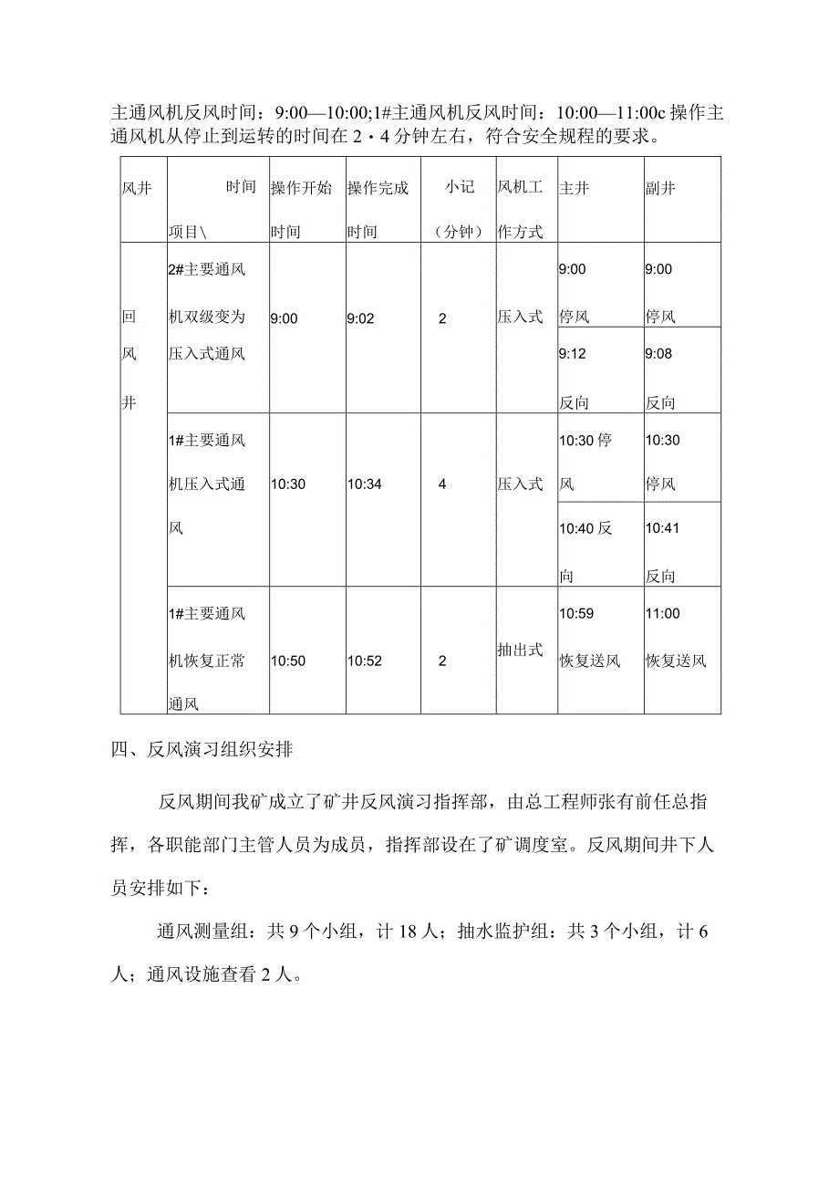 2013矿井反风演习总结报告.docx_第2页