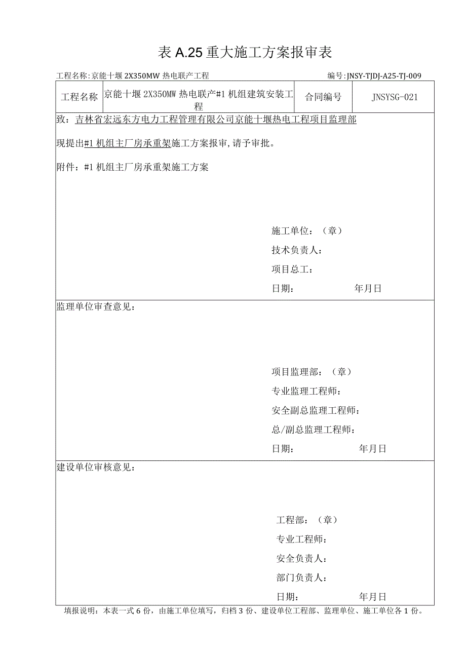 表A.25施工方案报审表.docx_第1页