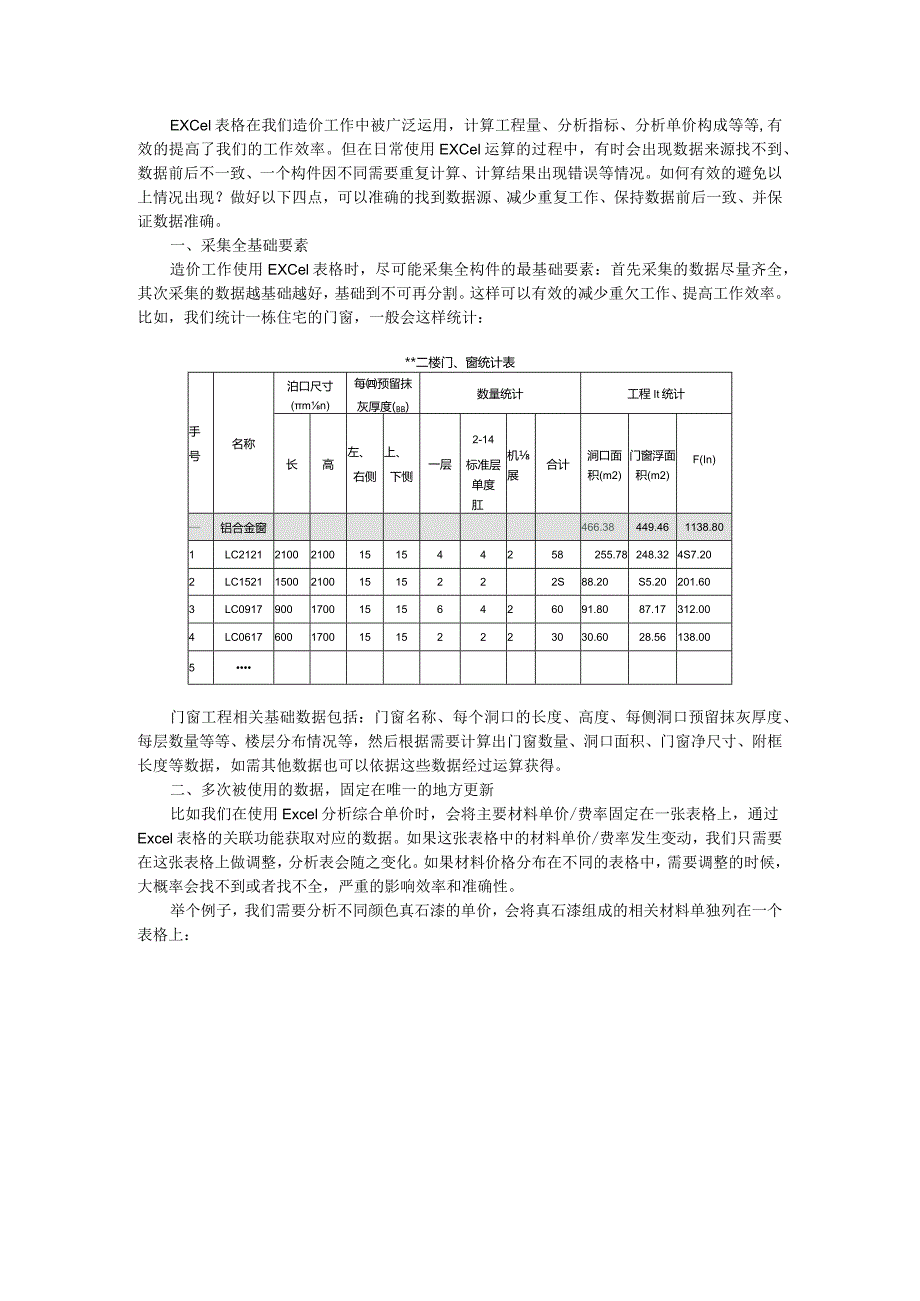 Excel应用方法技巧汇编（造价）.docx_第1页