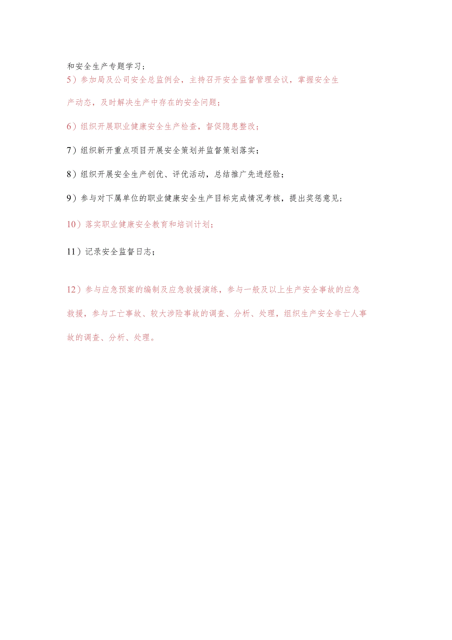 安全主管职业健康安全生产责任清单及工作任务清单.docx_第2页