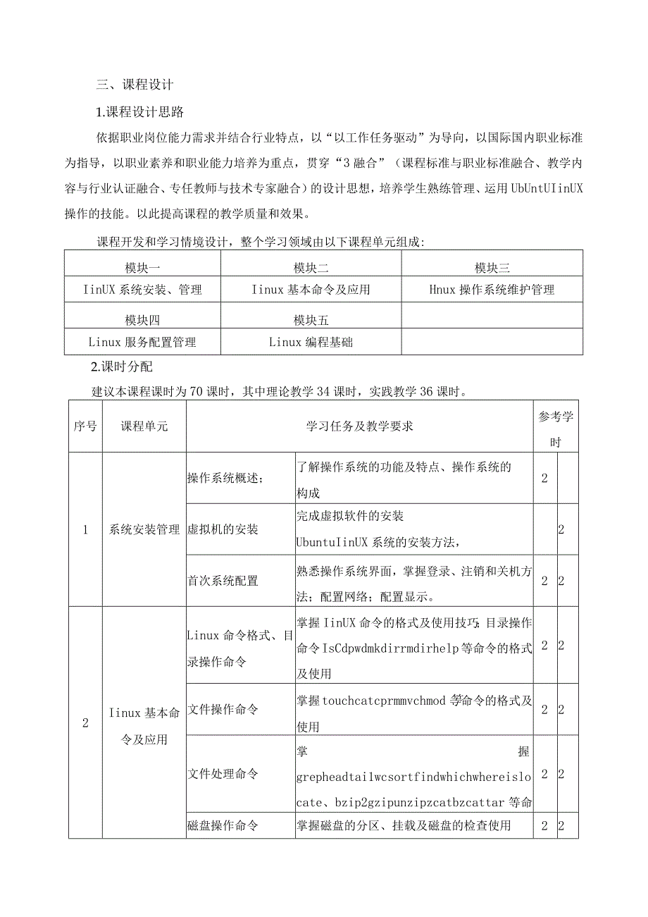 《linux操作系统应用》课程标准.docx_第2页