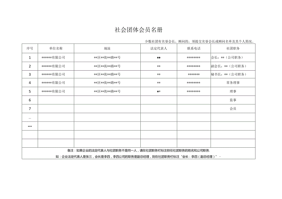 社会团体会员统计表.docx_第2页