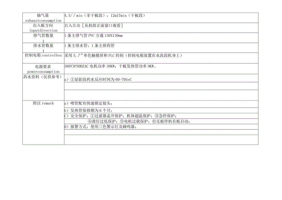 干膜显影线 — 基本规格.docx_第2页