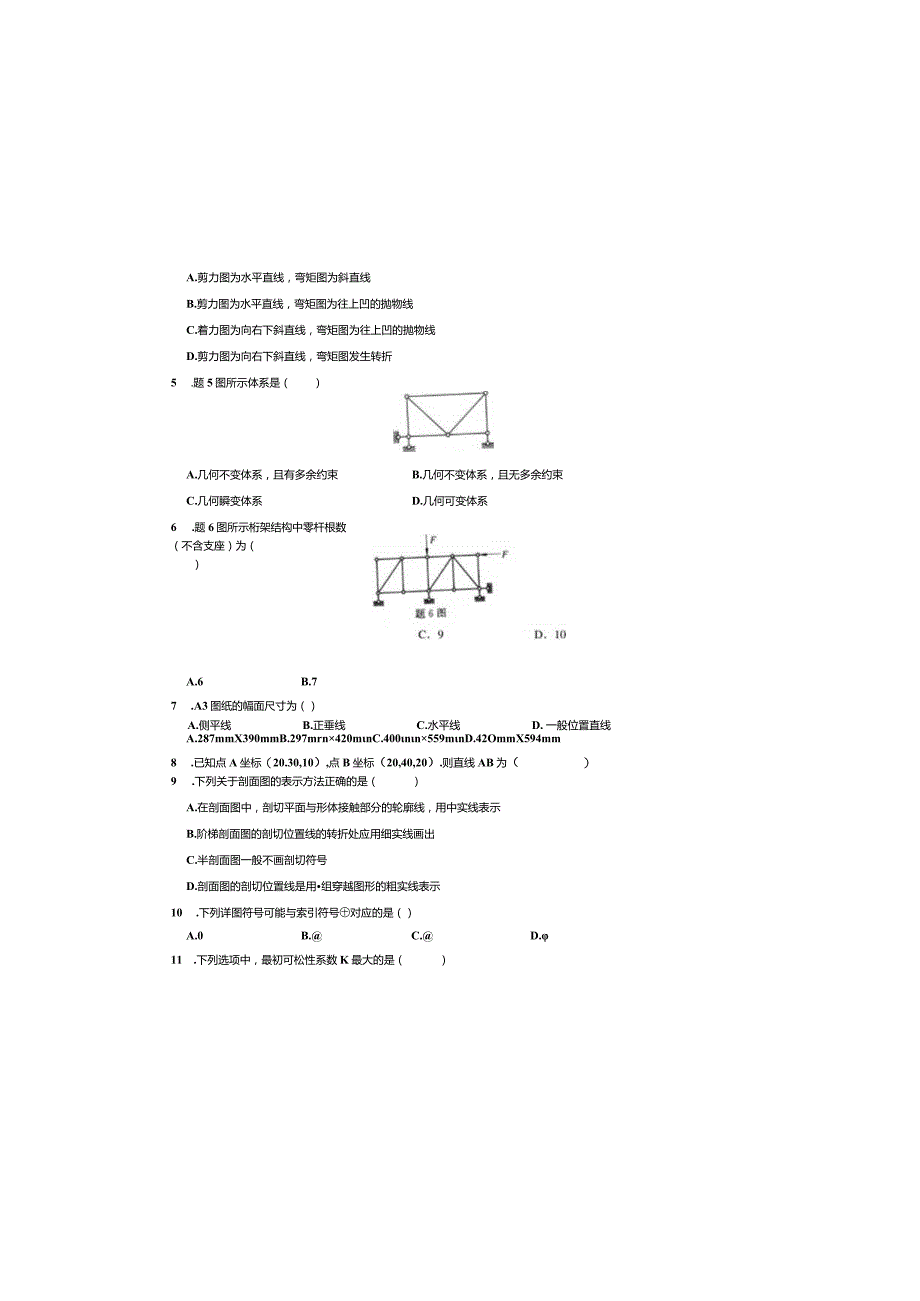 建筑2020年江苏对口单招文化综合理论试卷.docx_第1页